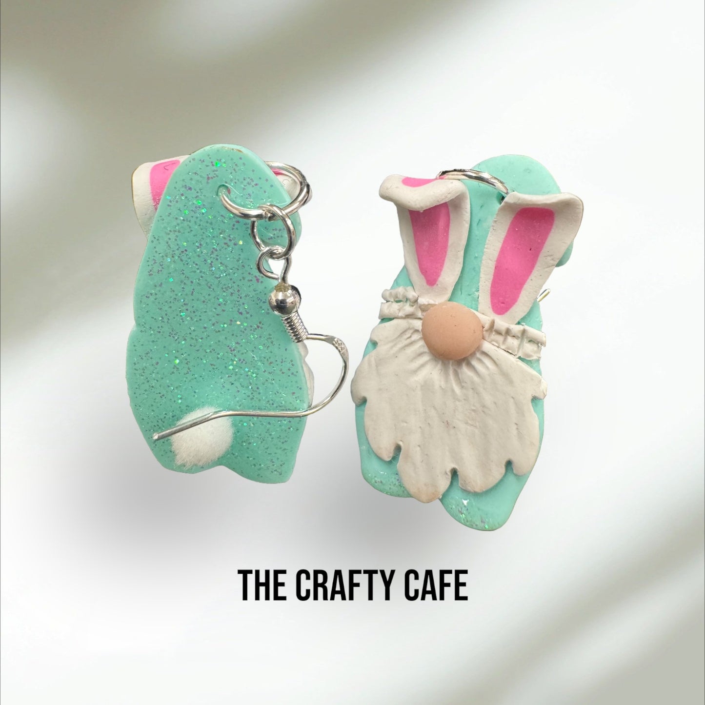 Easter Bunny Gnome Polymer Clay Earrings