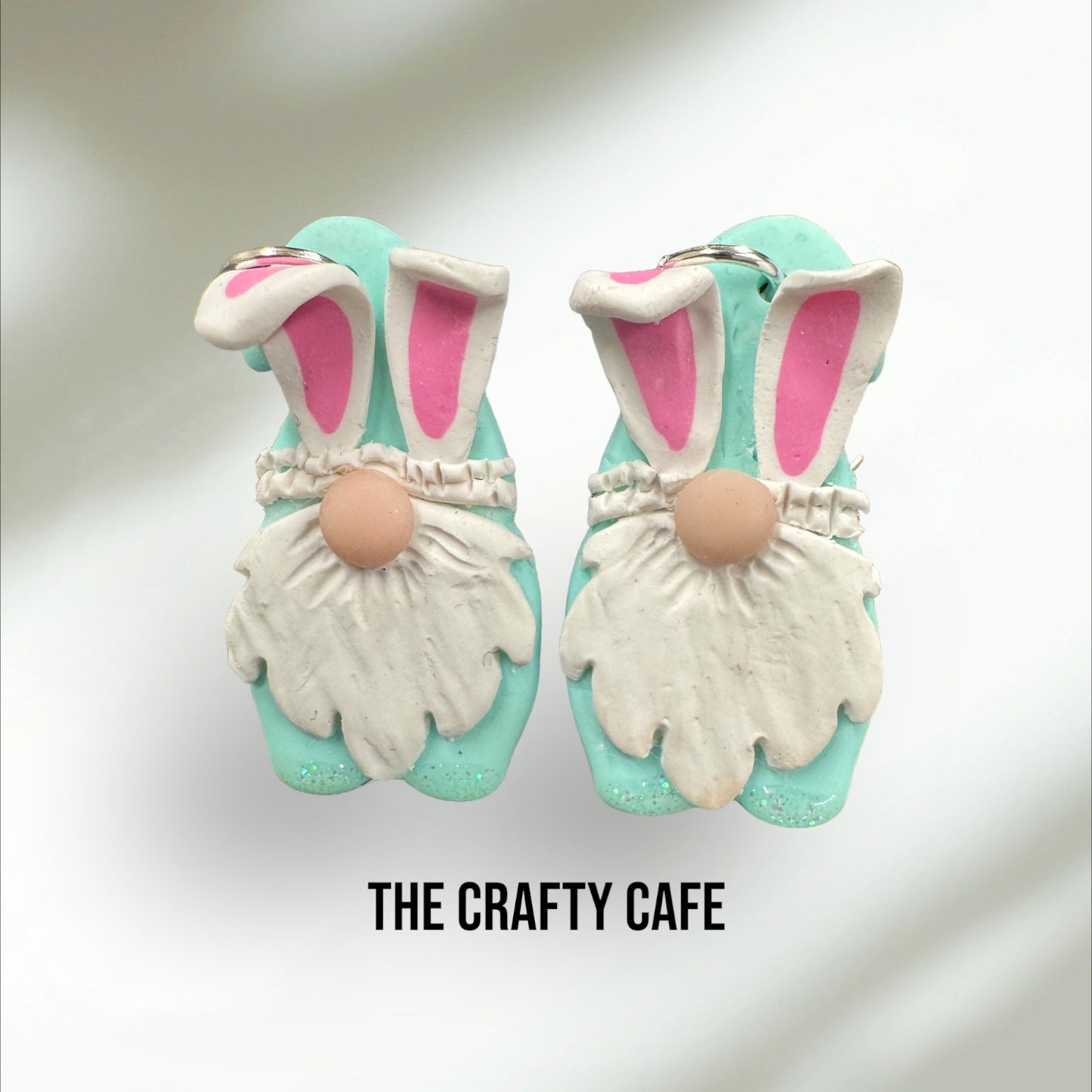 Easter Bunny Gnome Polymer Clay Earrings