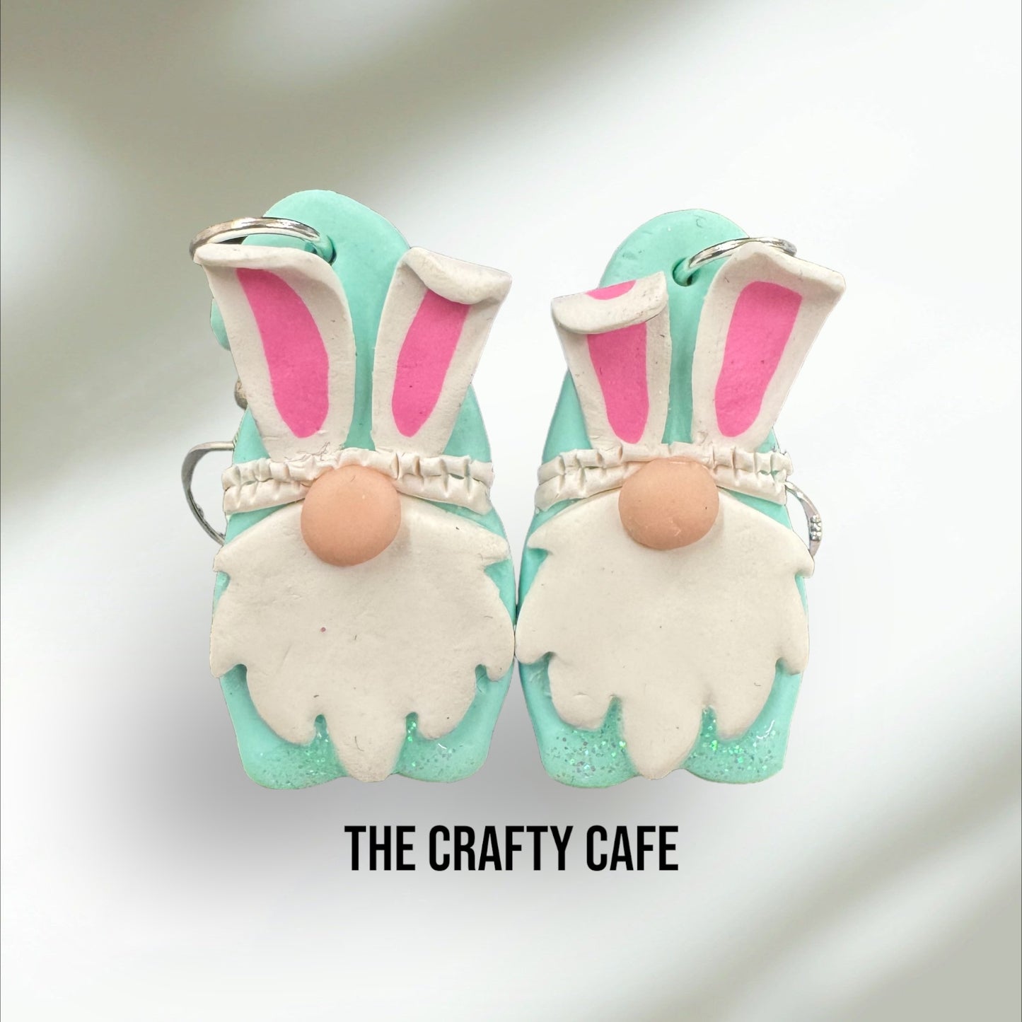 Easter Bunny Gnome Polymer Clay Earrings