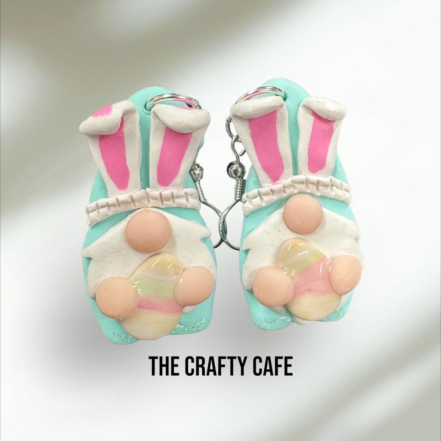 Easter Bunny Gnome Polymer Clay Earrings