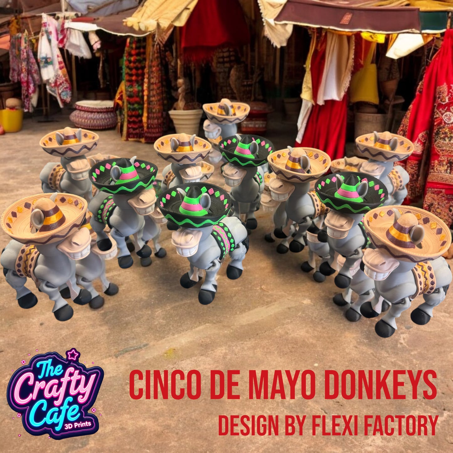 Flexi Cinco de Mayo Donkey