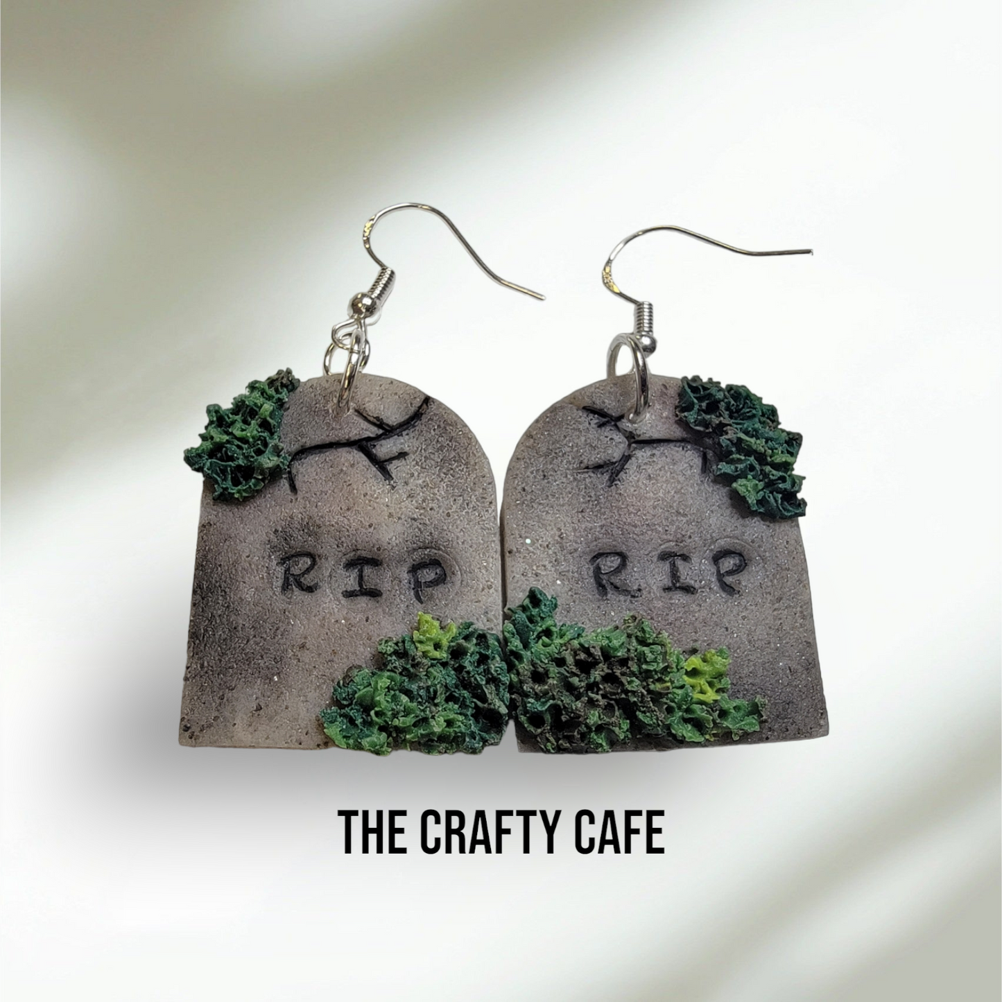 Halloween Tombstone Polymer Clay Earrings